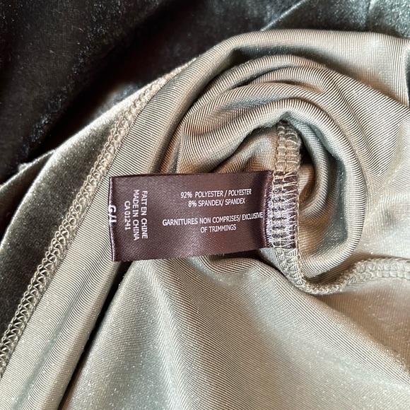 💕 Icône par Simons - Forest Green Velvet Top - Picture 4 of 6